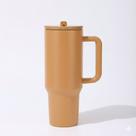 Copo Térmico TR-018 1200ml Inox com Canudo, Alça, Tampa 40oz, com Bico, Tampa Transparente