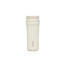 Copo Térmico Tramontina 460 ml Bege em Aço Inox com Bocal 360 Copo Térmico Tramontina 460 ml Bege em Aço Inox com Bocal 360