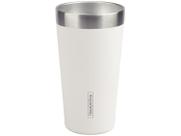 Copo Térmico Tramontina Exata em Aço Inox Branco sem Tampa 420 ml 61646410