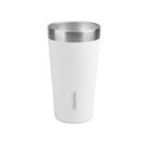 Copo Térmico Tramontina Exata Em Aço Inox Branco Sem Tampa 420 Ml