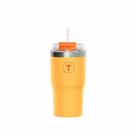 Copo Térmico Tupperware Big T com Canudo 630ml Damasco Copo Térmico Tupperware Big T com Canudo 630ml Damasco
