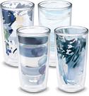 Copo Tervis Kelly Ventura Crystal True Blue 480 ml, pacote com 4