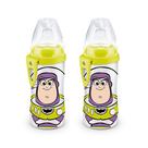 Copo Treinador NUK Buzz Lightyear Active 300ml - Pacote com 2 Unidades (Sem BPA)