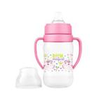 copo treinamento 300ml transição infantil bebê alças removivel bico macio flexivel tampa higienica