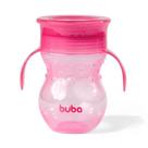 Copo Treinamento 360 Com Alca 250ml Buba- Rosa Copo Treinamento 360 Com Alca 250ml Buba- Rosa