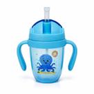 Copo Treinamento Bebê 240ml Com Alça Canudo Antivazamento