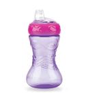 Copo Treinamento Bico Silicone 300ml Antivazamento 6m+ Baby Nuby Cor:Lilás