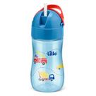 Copo Treinamento Evolution C/Canudo 300Ml Azul