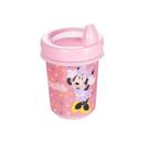 Copo Trio Minnie Infantil Com Tampa e Alça 330ml Plasutil