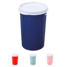 Copo Turim Dup 400ml Tampa Hermética Lava-Louças Freezer Bpa Free CORES:Azul Escuro