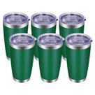 Copo VEGOND 600ml de aço inoxidável isolado a vácuo, pacote com 6