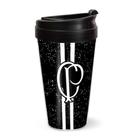 Copo Viagem Corinthians Preto 350ml Oficial