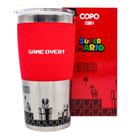 Copo Viagem Max 450ml Mario Game Over Retro