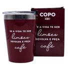 Copo viagem - peça cafe 300ml - ZONA CRIATIVA