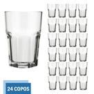 Copo Vidro 200ml Bristol Suco Agua Cristal Luxo Nadir - 24Un