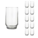 Copo Vidro 300ml Lights Suco Agua Glamour Luxo Nadir - 12 Un