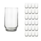 Copo Vidro 300ml Lights Suco Agua Glamour Luxo Nadir - 24 Un