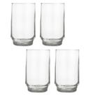 Copo Vidro 300ml Lights Suco Agua Glamour Luxo Nadir - 4 Un