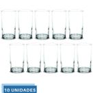 Copo Vidro 330ml Brooklyn Suco Agua Glamour Luxo Nadir 10Un