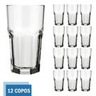 Copo Vidro 340ml Bristol Suco Agua Cristal Luxo Nadir - 12Un