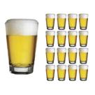 Copo Vidro 350ml Caldereta Cerveja Transparente Luxo - 18 Un