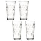 Copo Vidro 350ml Vitrage Suco Agua Glamour Luxo Nadir - 4 Un