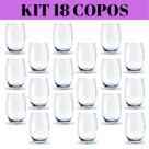 Copo Vidro 450ml (Suco, água) BELLAGIO kit com 18 Transp. Copo Vidro 450ml (Suco, água) BELLAGIO kit com 18 Transp.