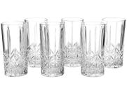 Copo vidro alto 350ml jg. c/6pcs requinte covi047