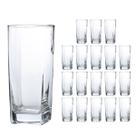 Copo vidro Quadrado Transparente Mesa Posta 320ml 18 Unidade Copo vidro Quadrado Transparente Mesa Posta 320ml 18 Unidade