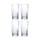 Copo vidro Quadrado Transparente Mesa Posta 320ml 4 Unidades