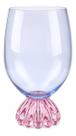 Copo Vidro Taça Marejo Azul E Rosa 520ml Luxo Tuut Copo Vidro Taça Marejo Azul E Rosa 520ml Luxo Tuut