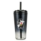 Copo Vidro Transparente Canudo E Tampa 750ml - Vasco Copo Vidro Transparente Canudo E Tampa 750ml - Vasco