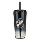 Copo vidro transparente canudo e tampa 750ml - vasco Copo vidro transparente canudo e tampa 750ml - vasco