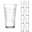 Copo Vitrage 350ml Vidro Resistente Suco Agua Nadir - 8Un