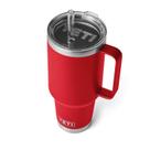 Copo YETI Rambler 1,25L - Aço Inoxidável com Alça e Tampa de Palha