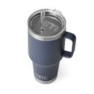 Copo YETI Rambler 1L com alça e tampa de palha, aço inoxidável