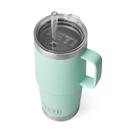 Copo YETI Rambler 750ml com Alça e Tampa - Aço Inoxidável com Palha