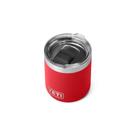 Copo YETI Rambler Lowball 2.0 (295ml) - Empilhável - Tampa Rescue Red