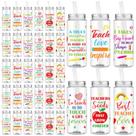 Copo Ziliny Thank You de 420 ml com tampa e canudo para professores, 36 unidades