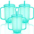 Copos à prova de derramamento Ysglory para adultos 350 ml de plástico, 3 unidades