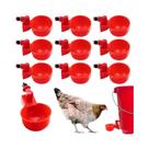 Copos Bebedouros Para Galinhas, Patos, Perus E Coelhos Com Rosca De 3/8 Polegadas - 10, 20 Ou 30