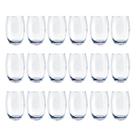 Copos California Quadrado Vidro Transparente Mesa 450ml 18UN