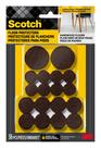 Copos Caster Cups Scotch SP902-NA Square Hard Brown, pacote com 24