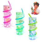 Copos com Canudo Iluminados Cool Things Corp Kit com 3 Unidades, Sem BPA Copos com Canudo Iluminados Cool Things Corp Kit com 3 Unidades, Sem BPA