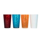 Copos De Acrílico Cores Sortidas 450ml Com 100 Unidades