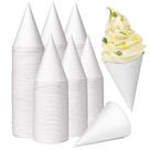 Copos de água Cone Yopay, 4 onças, pacote com 600, papel descartável branco Copos de água Cone Yopay, 4 onças, pacote com 600, papel descartável branco