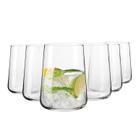 Copos de água Krosno Infinity Collection 490ml, conjunto de 6