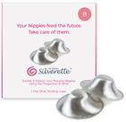 Copos de amamentação Silverette The Original Silver XL Breastfeeding