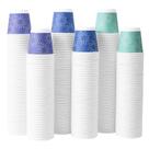 Copos de banheiro Tamone 600 Pack 90ml de papel descartável azul/verde