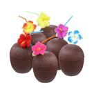 Copos De Bebida Em Forma De Abacaxi, Coco E Morango, 6 Ou 10 Peças, Copos De Suco Para Festas,